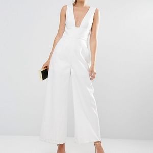 Keepsake Shake Up Plunge Front Jumpsuit XS